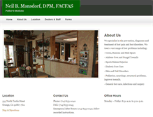 Tablet Screenshot of drmansdorf.com